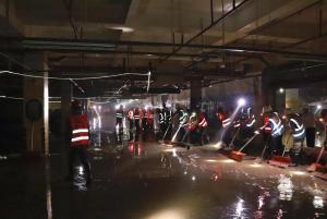 抗洪搶險，河南三建在行動——鄭州阜外華中心血管病醫(yī)院清淤攻堅紀(jì)實